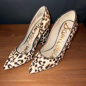 Sam Edelman Cheetah Block Heels